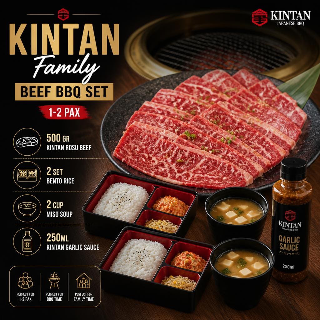 Kintan Family Beef BBQ Set 1-2 Pax Shaburi